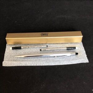 Vintage Cross Century Chrome Mechanical Pencil with Refill Made in USA NIB